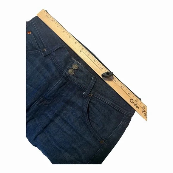 Hudson Low Rise Bootcut Jeans USA Made Dark Wash Size 28 - Picture 6 of 7